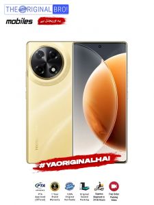 Tecno Camon 30s - 8GB RAM - 256GB Storage - PTA Approved - 12 Months Warranty - Gold - The Original Bro Mobiles - TOB27